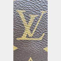 Pre Owned Louis Vuitton Speedy Bandouliere 20 Beige Monogram Canvas Top Handle Bag