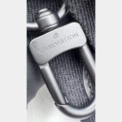 Pre Owned Louis Black Vuitton Monogram Taurillon Keepall Bandouliere 35 Bag