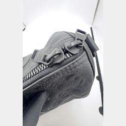 Pre Owned Louis Black Vuitton Monogram Taurillon Keepall Bandouliere 35 Bag