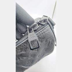 Pre Owned Louis Black Vuitton Monogram Taurillon Keepall Bandouliere 35 Bag