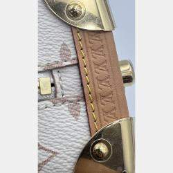 Pre Owned Louis Vuitton Side Trunk Beige Monogram Dune MM Bag