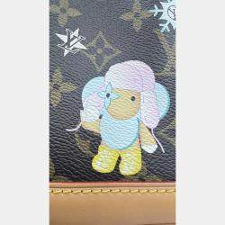 Pre Owned Louis Vuitton Brown Monogram Canvas Vivienne Nano Noe Shoulder Bag