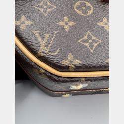 Pre Owned Louis Vuitton Petite Boite Chapeau Brown Monogram Canvas Crossbody Bag
