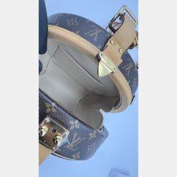 Pre Owned Louis Vuitton Petite Boite Chapeau Brown Monogram Canvas Crossbody Bag