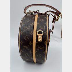 Pre Owned Louis Vuitton Petite Boite Chapeau Brown Monogram Canvas Crossbody Bag