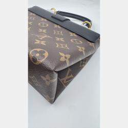 Pre Owned Louis Vuitton Black/Brown Monogram Canvas and Leather Locky BB Bag