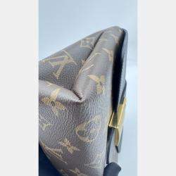 Pre Owned Louis Vuitton Black/Brown Monogram Canvas and Leather Locky BB Bag