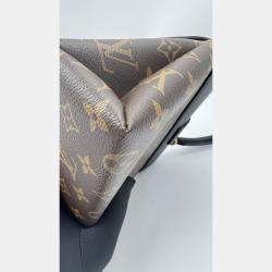 Pre Owned Louis Vuitton Black/Brown Monogram Canvas and Leather Locky BB Bag