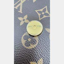 Pre Owned Louis Vuitton Black/Brown Monogram Canvas and Leather Locky BB Bag