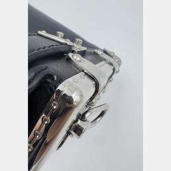 Pre Owned Louis Vuitton Blossom PM grey Monogram Mahina Leather Shoulder Bag