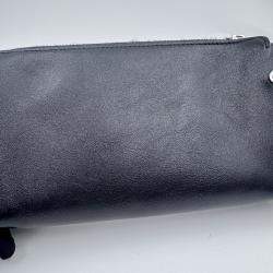 Pre Owned Louis Vuitton Blossom PM grey Monogram Mahina Leather Shoulder Bag