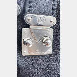 Pre Owned Louis Vuitton Blossom PM grey Monogram Mahina Leather Shoulder Bag