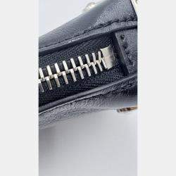 Pre Owned Louis Vuitton Blossom PM grey Monogram Mahina Leather Shoulder Bag