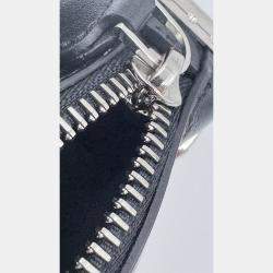 Pre Owned Louis Vuitton Blossom PM grey Monogram Mahina Leather Shoulder Bag