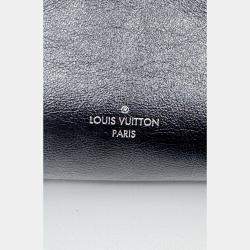 Pre Owned Louis Vuitton Blossom PM grey Monogram Mahina Leather Shoulder Bag