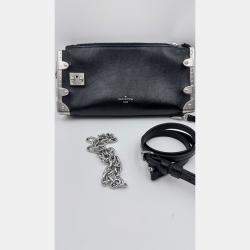 Pre Owned Louis Vuitton Blossom PM grey Monogram Mahina Leather Shoulder Bag