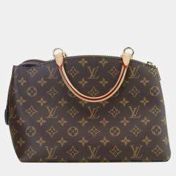 Pre Owned Louis Vuitton Brown Monogram Canvas Petit Palais Bag