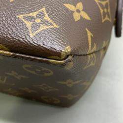 Pre Owned Louis Vuitton Brown Monogram Canvas Petit Palais Bag