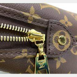 Pre Owned Louis Vuitton Brown Monogram Canvas Petit Palais Bag