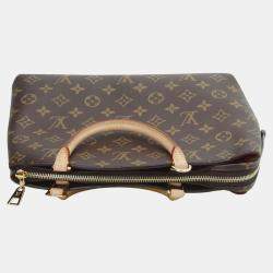 Pre Owned Louis Vuitton Brown Monogram Canvas Petit Palais Bag