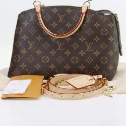 Pre Owned Louis Vuitton Brown Monogram Canvas Petit Palais Bag