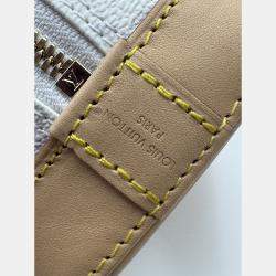 Pre Owned Louis Vuitton Alma BB LV x  Takashi Murakami Brown Canvas Crossbody Handbag