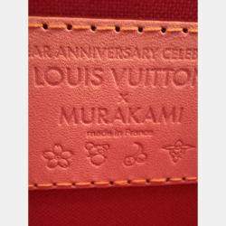 Pre Owned Louis Vuitton Alma BB LV x  Takashi Murakami Brown Canvas Crossbody Handbag