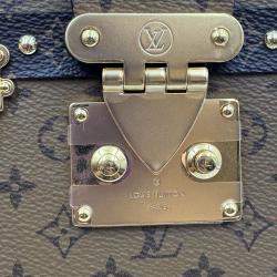 Pre Owned Louis Vuitton Brown Monogram Canvas Petite Malle Bag
