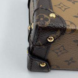 Pre Owned Louis Vuitton Brown Monogram Canvas Petite Malle Bag