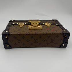 Pre Owned Louis Vuitton Brown Monogram Canvas Petite Malle Bag