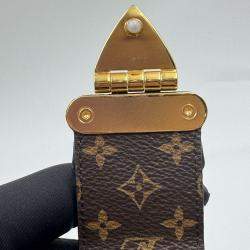 Pre Owned Louis Vuitton Brown Monogram Canvas Petite Malle Bag