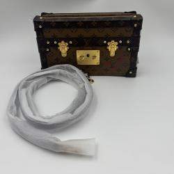 Pre Owned Louis Vuitton Brown Monogram Canvas Petite Malle Bag