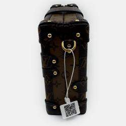 Pre Owned Louis Vuitton Brown Monogram Canvas Petite Malle Bag