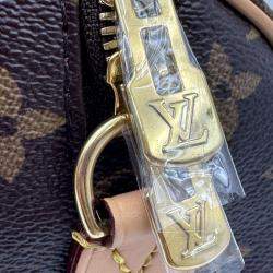 Pre Owned Louis Vuitton x Yayoi Kusama Pumpkin Monogram Speedy Bandouliere 20 Bag 