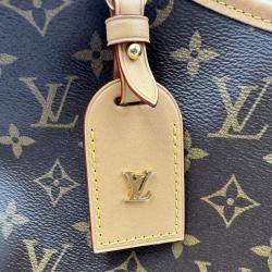 Pre Owned Louis Vuitton Carryall NM MM Bordeaux Monogram Bag