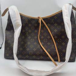 Pre Owned Louis Vuitton Carryall NM MM Bordeaux Monogram Bag
