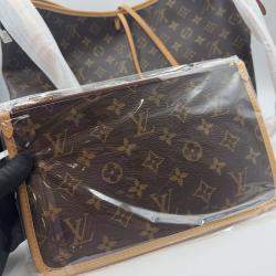 Pre Owned Louis Vuitton Carryall NM MM Bordeaux Monogram Bag