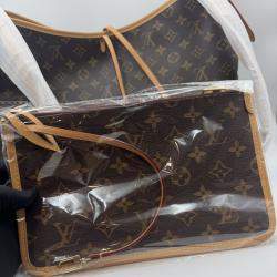 Pre Owned Louis Vuitton Carryall NM MM Bordeaux Monogram Bag