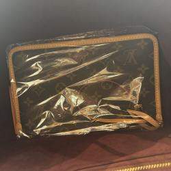 Pre Owned Louis Vuitton Carryall NM MM Bordeaux Monogram Bag