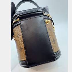Pre Owned Louis Vuitton Brown/Black Monogram Reverse Cannes Handbag
