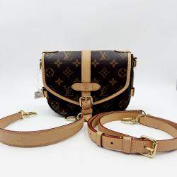 Pre Owned Louis Vuitton Saumur Bb Brown/Beige Monogram Size Bb