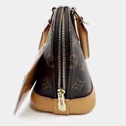 Pre Owned Louis Vuitton Alma Bb Shoulder Handbag Monogram Canvas