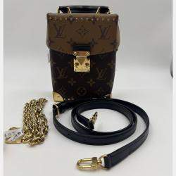 Pre Owned Louis Vuitton Brown Monogram Reverse Camera Box