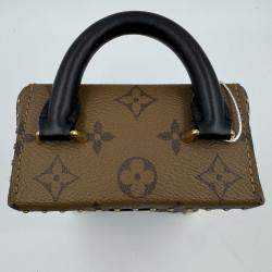 Pre Owned Louis Vuitton Brown Monogram Reverse Camera Box