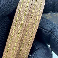 Pre Owned Louis Vuitton Brown Monogram Petit Sac Plat Tote Bag