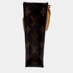 Pre Owned Louis Vuitton Brown Monogram Petit Sac Plat Tote Bag