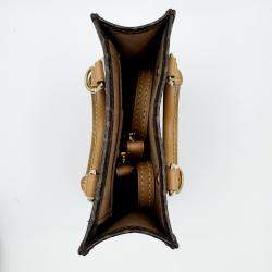 Pre Owned Louis Vuitton Brown Monogram Petit Sac Plat Tote Bag