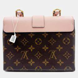 Pre Owned Louis Vuitton Rose Poudre Monogram Canvas Locky BB Bag