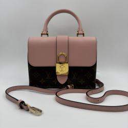 Pre Owned Louis Vuitton Rose Poudre Monogram Canvas Locky BB Bag