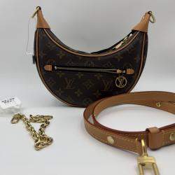 Pre Owned Louis Vuitton Loop Monogram Canvas Shoulder Bag